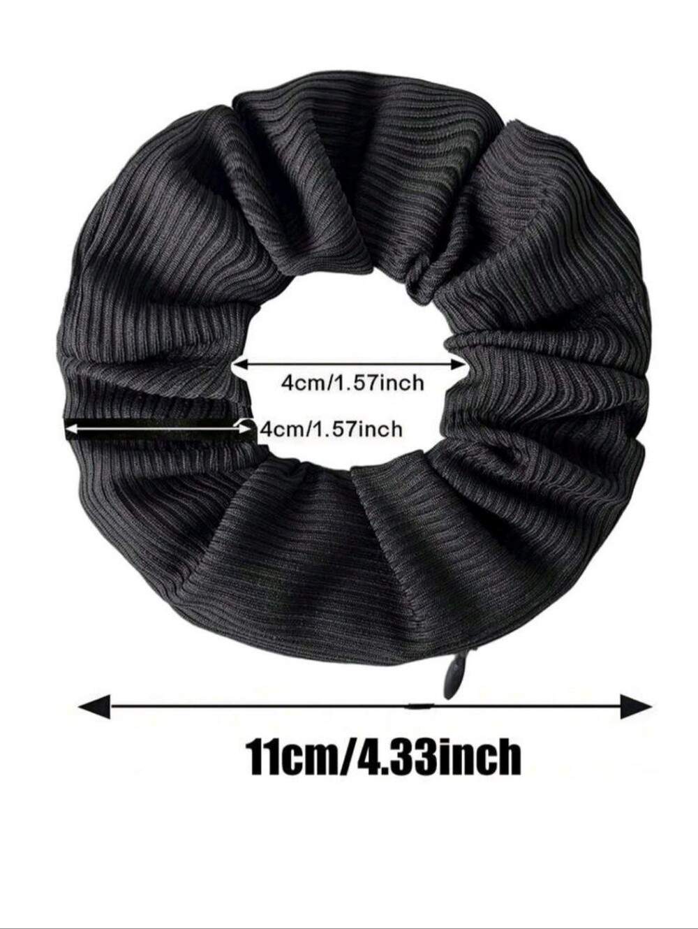Pocket Scrunchie - Hidden Pocket Zipper Scrunchie | Hair Tie/Wrist Wallet - Picture 5 of 10